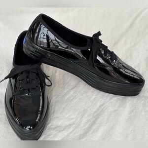 Keds Black Patent Leather Sneakers